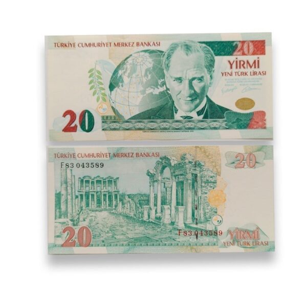 Turkey YTL Complete UNC banknotes Set 2005 - gallery image