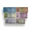Bangladesh specimen banknote set 2011–2024 – 6 UNC paper notes with SPECIMEN overprint