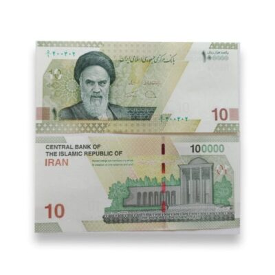 Iran 100000 rials banknote Pick W163 UNC – Ayatollah Khomeini and Tomb of Saadi Shiraz