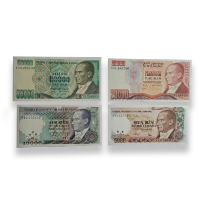 Turkey UNC Banknotes set L. 1970