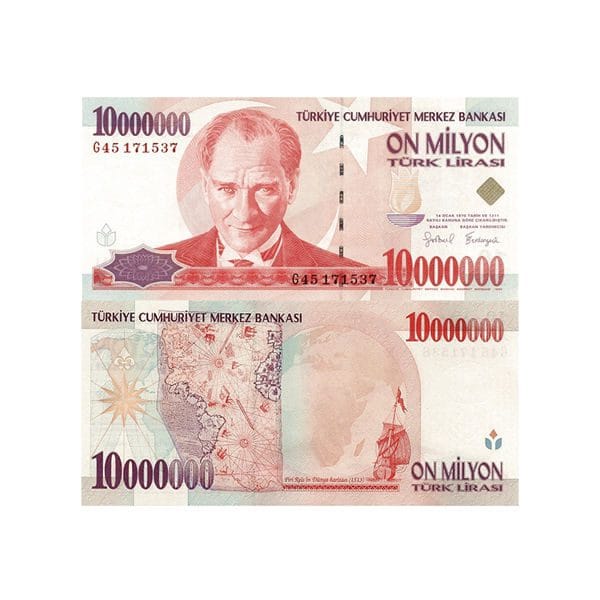 Turkish Lira banknote collection